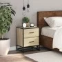 Mesita de noche madera de ingeniería roble Sonoma 40x31x50 cm de , Mesitas de noche - Ref: Foro24-848676, Precio: 45,33 €, De...