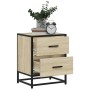 Mesita de noche madera de ingeniería roble Sonoma 40x31x50 cm by , Nightstands - Ref: Foro24-848676, Price: 45,92 €, Discount: %