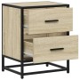 Mesita de noche madera de ingeniería roble Sonoma 40x31x50 cm by , Nightstands - Ref: Foro24-848676, Price: 45,92 €, Discount: %