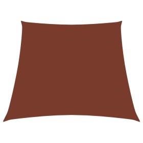 Trapezförmige Segelmarkise aus Terrakotta-Oxford-Stoff, 3/4 x 3 m von vidaXL, Sonnenschirme - Ref: Foro24-135407, Preis: 38,3...
