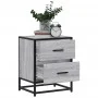 Mesitas noche 2 uds madera ingeniería gris Sonoma 40x31x50 cm by , Nightstands - Ref: Foro24-848681, Price: 85,96 €, Discount: %