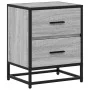 Mesitas noche 2 uds madera ingeniería gris Sonoma 40x31x50 cm by , Nightstands - Ref: Foro24-848681, Price: 85,96 €, Discount: %