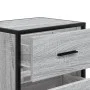 Mesitas noche 2 uds madera ingeniería gris Sonoma 40x31x50 cm by , Nightstands - Ref: Foro24-848681, Price: 85,96 €, Discount: %