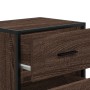 Mesitas noche 2 uds madera ingeniería marrón roble 40x31x50 cm by , Nightstands - Ref: Foro24-848683, Price: 89,79 €, Discoun...