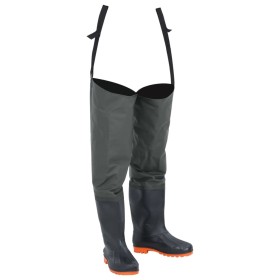 Dunkelgrüne Fischerstiefel in Größe 44. von , Wathosen zum Jagen und Angeln - Ref: Foro24-4017032, Preis: 48,09 €, Rabatt: %