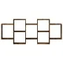 Estantería de pared madera ingeniería roble ahumado 159x18x65cm by , Shelves and shelves - Ref: Foro24-853213, Price: 63,36 €...