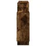Estantería de pared madera ingeniería roble ahumado 159x18x65cm by , Shelves and shelves - Ref: Foro24-853213, Price: 63,36 €...