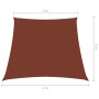 Trapezoidal sail awning terracotta oxford fabric 3/4x3 m by vidaXL, Umbrellas - Ref: Foro24-135407, Price: 38,37 €, Discount: %