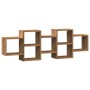 Estante de pared madera ingeniería roble artisian 129x18x42 cm von , Regale und Regale - Ref: Foro24-853226, Preis: 54,34 €, ...