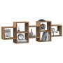 Estante de pared madera ingeniería roble artisian 129x18x42 cm von , Regale und Regale - Ref: Foro24-853226, Preis: 54,34 €, ...