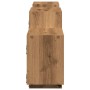 Estante de pared madera ingeniería roble artisian 129x18x42 cm