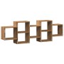 Estante de pared madera ingeniería roble artisian 129x18x42 cm von , Regale und Regale - Ref: Foro24-853226, Preis: 54,34 €, ...