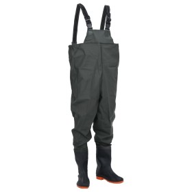 Vadeador de pecho con botas verde oscuro talla 44 von , Wathosen zum Jagen und Angeln - Ref: Foro24-4016978, Preis: 49,51 €, ...