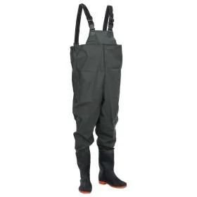 Vadeador de pecho con botas verde oscuro talla 44 by , Waders for hunting and fishing - Ref: Foro24-4016978, Price: 48,16 €, ...