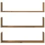 Wandregale 3 Stück aus Kunstholz Handwerkskunst 80x18x18 cm von , Regale und Regale - Ref: Foro24-853298, Preis: 37,96 €, Rab...