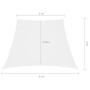 White oxford fabric trapezoidal sail awning 3/5x4 m by vidaXL, Umbrellas - Ref: Foro24-135298, Price: 41,58 €, Discount: %