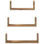 Estante de pared 3 uds madera de ingeniería roble artesanal by , Shelves and shelves - Ref: Foro24-853316, Price: 18,61 €, Di...
