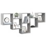 Estantería de pared madera ingeniería gris hormigón 159x18x66cm by , Shelves and shelves - Ref: Foro24-853302, Price: 53,88 €...