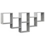 Wandregal aus grauem Beton-Ingenieurholz 159x18x66cm von , Regale und Regale - Ref: Foro24-853302, Preis: 53,88 €, Rabatt: %