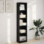 Estantería de madera de ingeniería negra 40x24x176 cm by , Bookcases and shelves - Ref: Foro24-857793, Price: 52,15 €, Discou...
