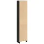 Schwarzes Regal aus Ingenieurholz 40x24x176 cm von , Bücherregale und Regale - Ref: Foro24-857793, Preis: 51,24 €, Rabatt: %