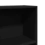 Schwarzes Regal aus Ingenieurholz 40x24x176 cm von , Bücherregale und Regale - Ref: Foro24-857793, Preis: 51,24 €, Rabatt: %
