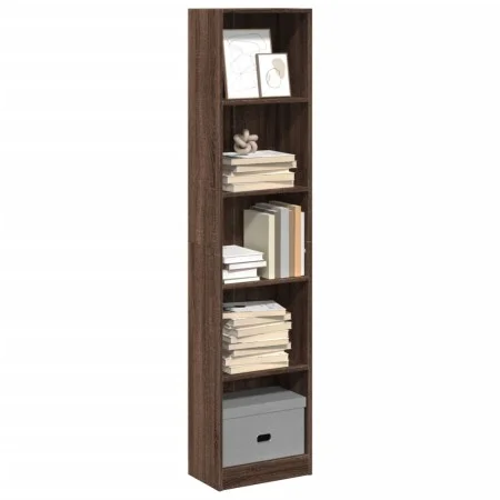 Ingenieurholzregal in Eichenbraun 40x24x176 cm von , Bücherregale und Regale - Ref: Foro24-857798, Preis: 59,81 €, Rabatt: %