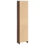 Estantería madera de ingeniería marrón roble 40x24x176 cm de , Librerías y estanterías - Ref: Foro24-857798, Precio: 59,81 €,...