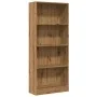 Handgefertigtes Eichenfurnier-Holzregal 60x24x143 cm von , Bücherregale und Regale - Ref: Foro24-857820, Preis: 65,09 €, Raba...