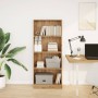 Handgefertigtes Eichenfurnier-Holzregal 60x24x143 cm von , Bücherregale und Regale - Ref: Foro24-857820, Preis: 65,97 €, Raba...
