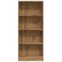 Handgefertigtes Eichenfurnier-Holzregal 60x24x143 cm von , Bücherregale und Regale - Ref: Foro24-857820, Preis: 65,97 €, Raba...