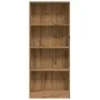 Handgefertigtes Eichenfurnier-Holzregal 60x24x143 cm von , Bücherregale und Regale - Ref: Foro24-857820, Preis: 65,09 €, Raba...