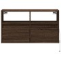 Wand-TV-Möbel mit LED-Lichtern in Eichenbraun 80x31x45 cm von , TV-Möbel - Ref: Foro24-852333, Preis: 65,13 €, Rabatt: %