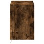 Mueble de TV de pared con luces LED roble ahumado 80x31x45 cm de , Muebles TV - Ref: Foro24-852331, Precio: 67,02 €, Descuent...