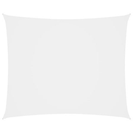 Rechteckige Segelmarkise aus weißem Oxford-Stoff 4x5 m von vidaXL, Sonnenschirme - Ref: Foro24-135271, Preis: 48,88 €, Rabatt: %