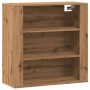 Armario de pared madera ingeniería roble artesanal 80x33x80 cm by , Closets and storage - Ref: Foro24-857088, Price: 58,73 €,...