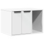 Katzensandkastenmöbel aus weißem Ingenieurholz, 60x40x40 cm. von , Katzenmöbel - Ref: Foro24-857724, Preis: 51,43 €, Rabatt: %