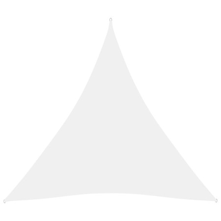 Triangular white Oxford fabric sail shade 4.5x4.5x4.5 m by vidaXL, Umbrellas - Ref: Foro24-135288, Price: 31,68 €, Discount: %