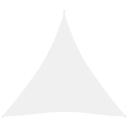 Triangular white Oxford fabric sail shade 4.5x4.5x4.5 m by vidaXL, Umbrellas - Ref: Foro24-135288, Price: 38,05 €, Discount: %