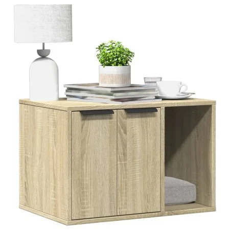 Katzensandmöbel aus Eichenholz Sonoma 60x40x40 cm von , Katzenmöbel - Ref: Foro24-857726, Preis: 55,88 €, Rabatt: %