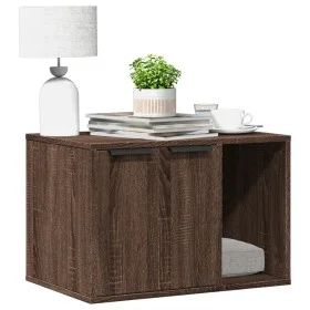 Mueble arenero para gatos madera ingeniería marrón 60x40x40 cm by , Cat furniture - Ref: Foro24-857730, Price: 56,19 €, Disco...