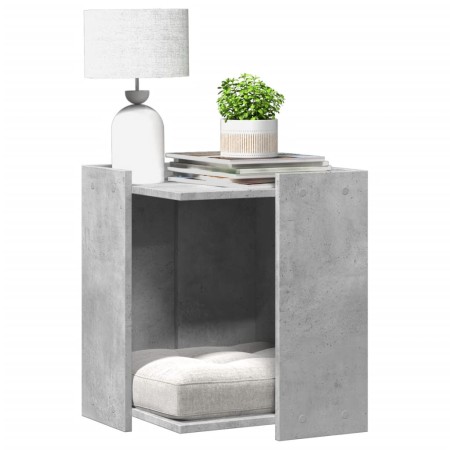 Mueble arenero de gatos madera gris hormigón 42x42x51 cm by , Cat furniture - Ref: Foro24-857745, Price: 37,98 €, Discount: %