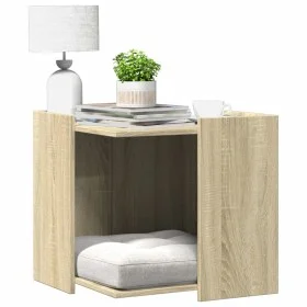 Mueble arenero para gatos madera roble Sonoma 53x53x51 cm by , Cat furniture - Ref: Foro24-857753, Price: 50,71 €, Discount: %