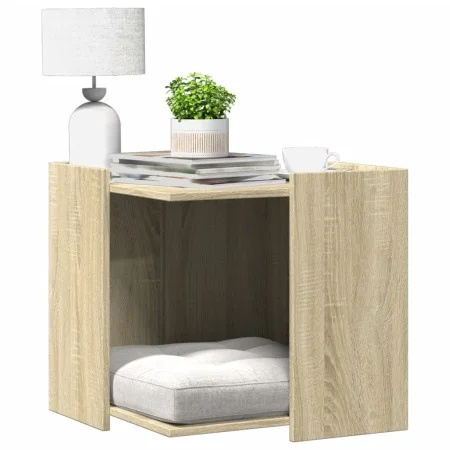 Mueble arenero para gatos madera roble Sonoma 53x53x51 cm by , Cat furniture - Ref: Foro24-857753, Price: 50,67 €, Discount: %