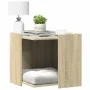 Katzensandkastenmöbel aus Eichenholz Sonoma 53x53x51 cm von , Katzenmöbel - Ref: Foro24-857753, Preis: 50,67 €, Rabatt: %