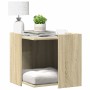 Katzensandkastenmöbel aus Eichenholz Sonoma 53x53x51 cm von , Katzenmöbel - Ref: Foro24-857753, Preis: 51,23 €, Rabatt: %