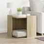 Katzensandkastenmöbel aus Eichenholz Sonoma 53x53x51 cm von , Katzenmöbel - Ref: Foro24-857753, Preis: 50,67 €, Rabatt: %