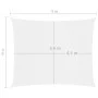 Rectangular sail awning white Oxford fabric 4x5 m by vidaXL, Umbrellas - Ref: Foro24-135271, Price: 55,43 €, Discount: %