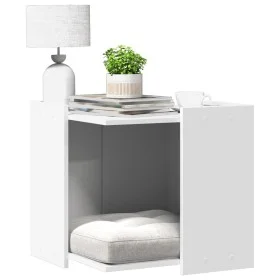 Mueble arenero para gatos madera ingeniería blanco 53x53x51 cm by , Cat furniture - Ref: Foro24-857751, Price: 51,58 €, Disco...