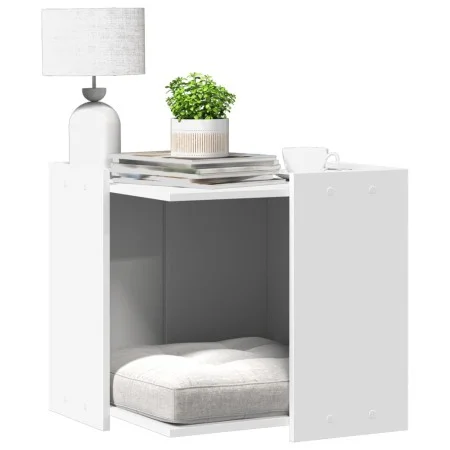 Mueble arenero para gatos madera ingeniería blanco 53x53x51 cm von , Katzenmöbel - Ref: Foro24-857751, Preis: 51,57 €, Rabatt: %